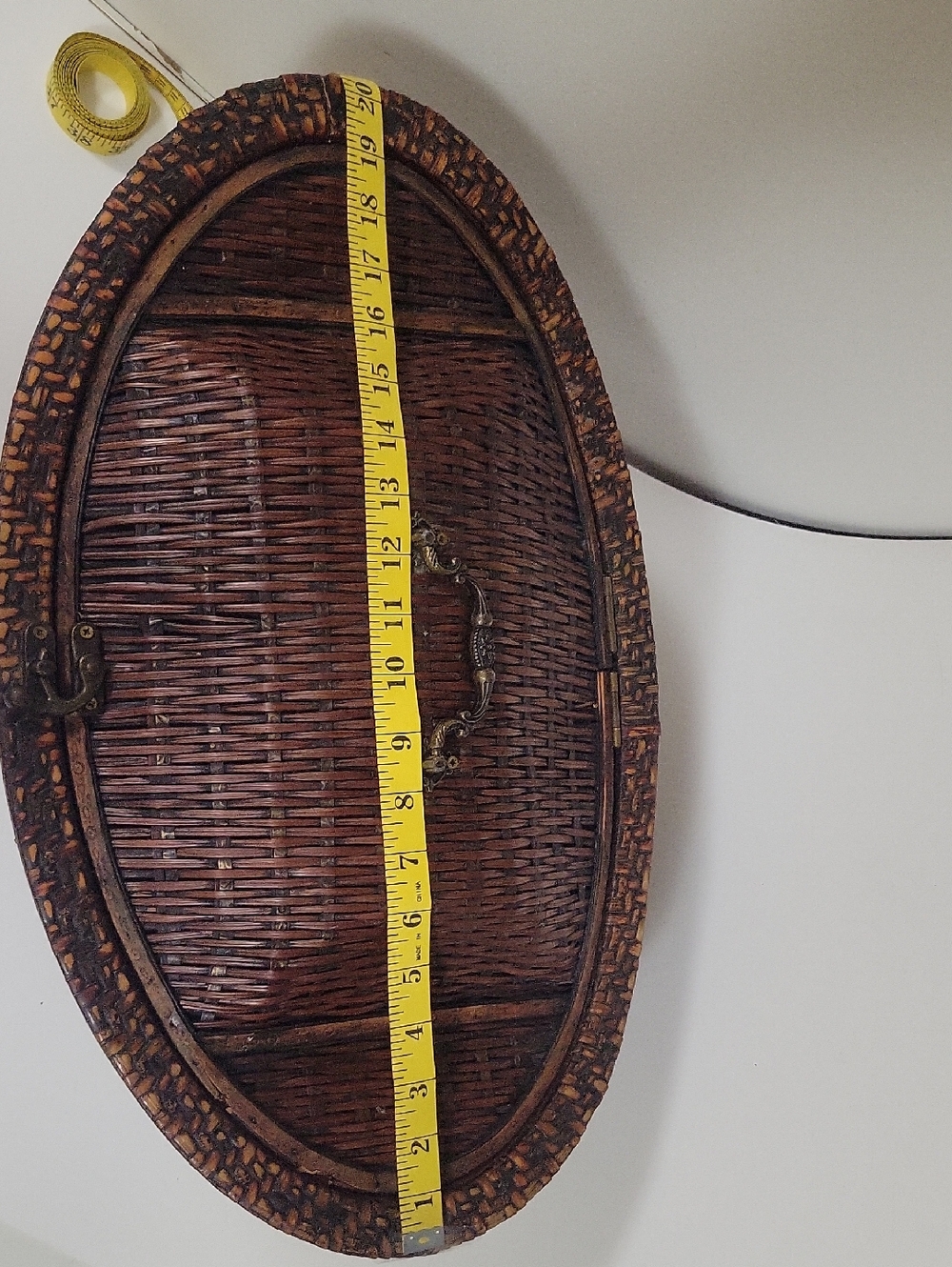 RESERVED FOR @TOUGHLUCK00 - Source Unknown Brown Wicker Basket with Lid - Picture 3 of 11